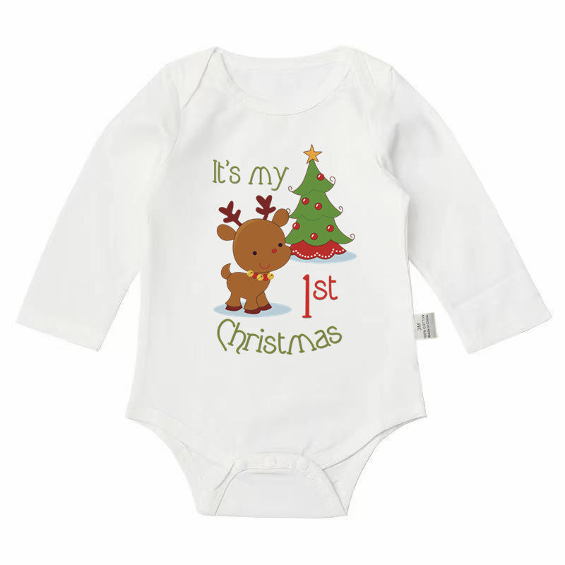 Baby Christmas Long-Sleeve Romper
