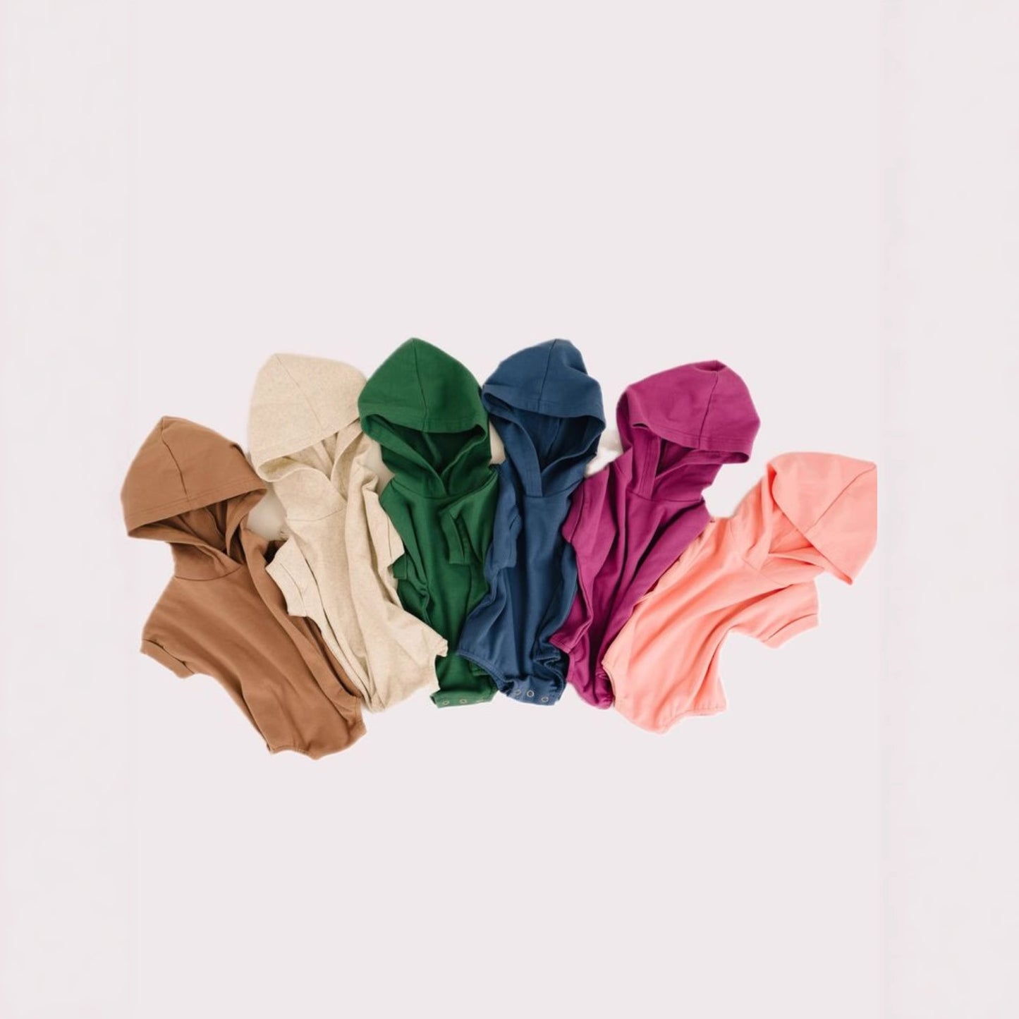 Candy Hooded Baby Romper