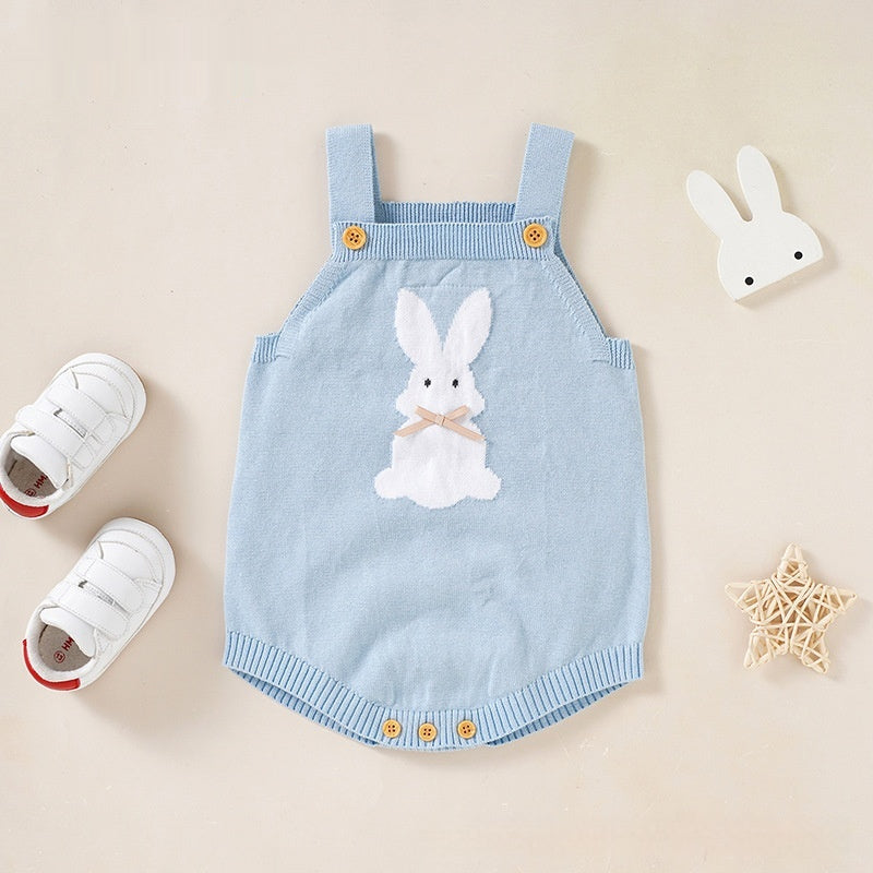 Cozy Rabbit Baby Romper