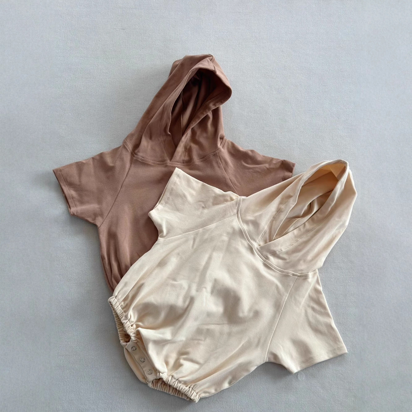 Candy Hooded Baby Romper