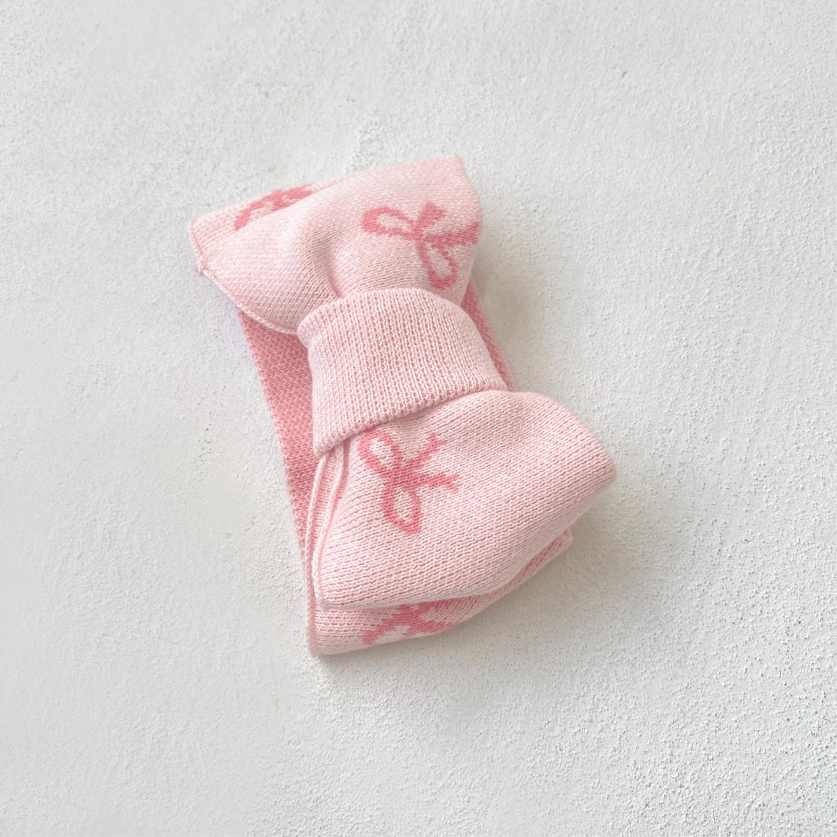 Bow Knit Baby Romper