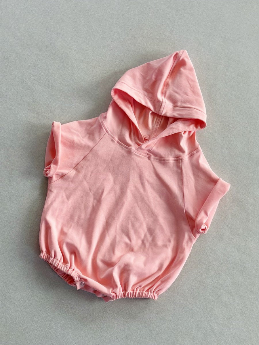 Candy Hooded Baby Romper