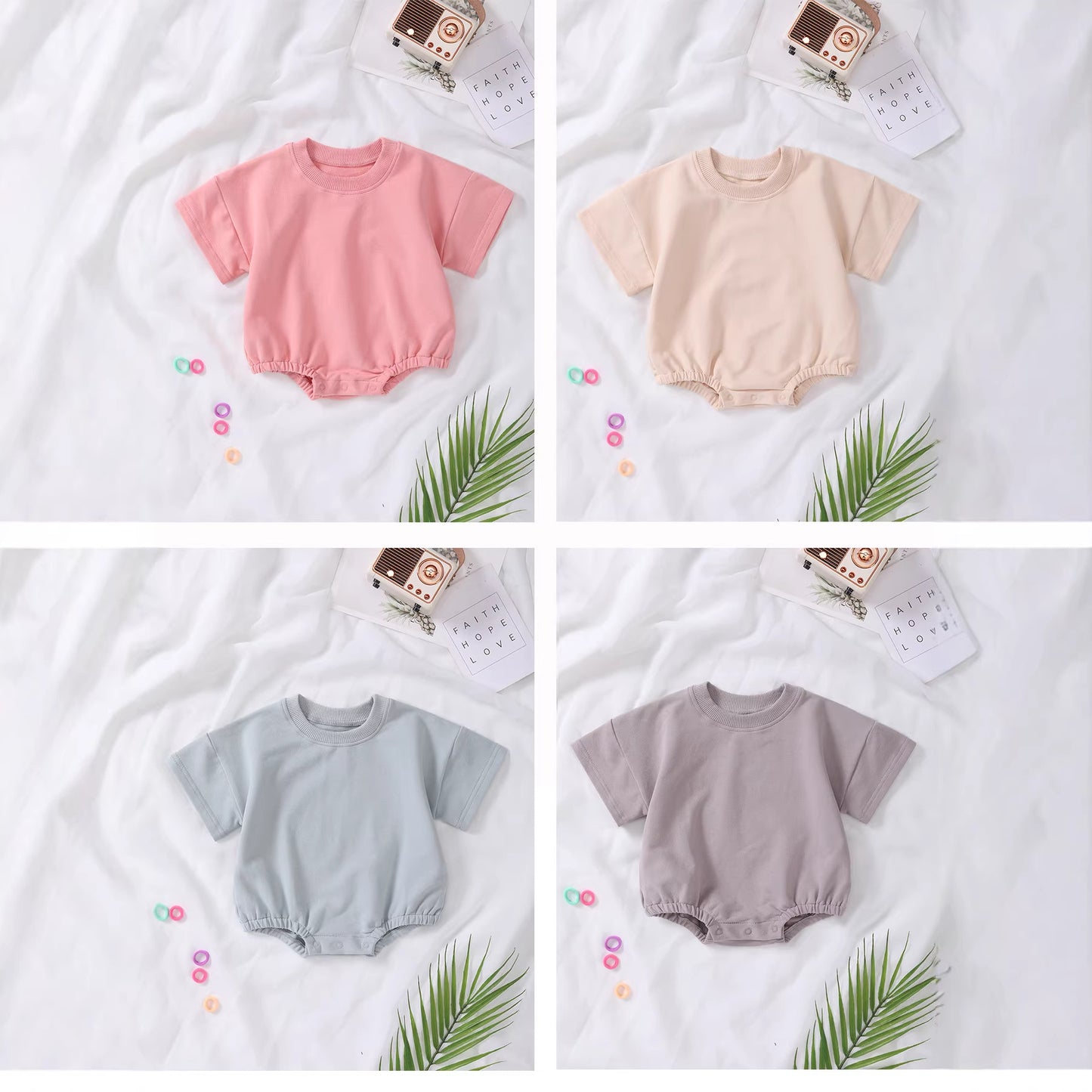 Organic Cotton Baby Romper
