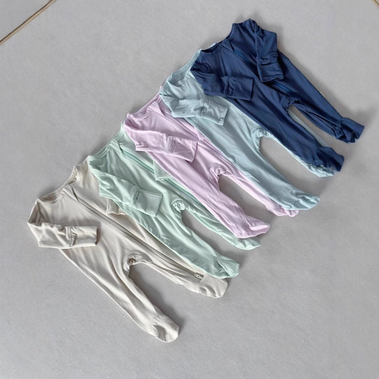 Cozy Zip-Up Baby Romper