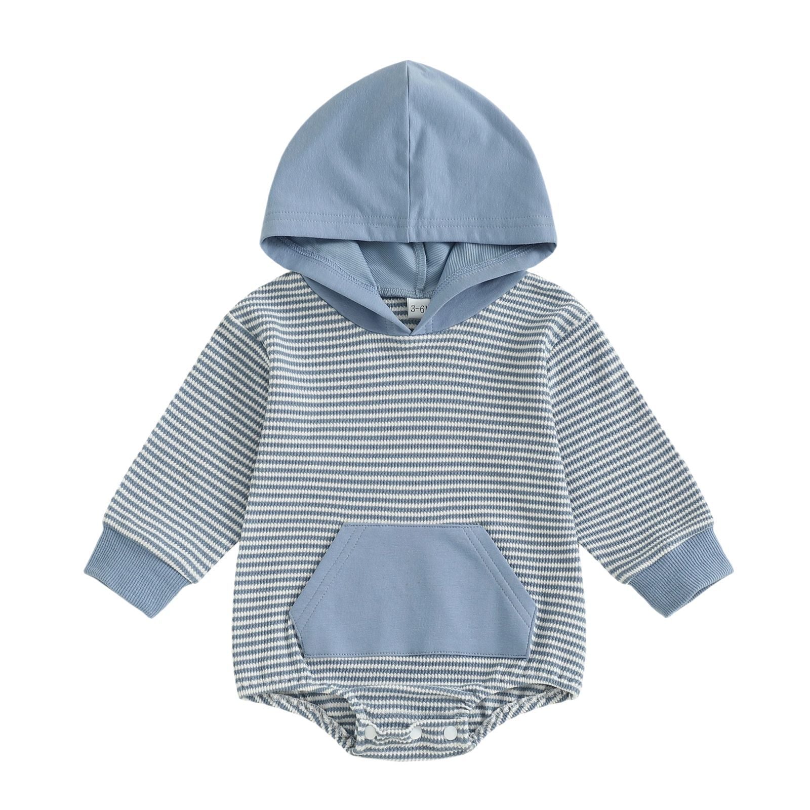 Cozy Striped Baby Romper