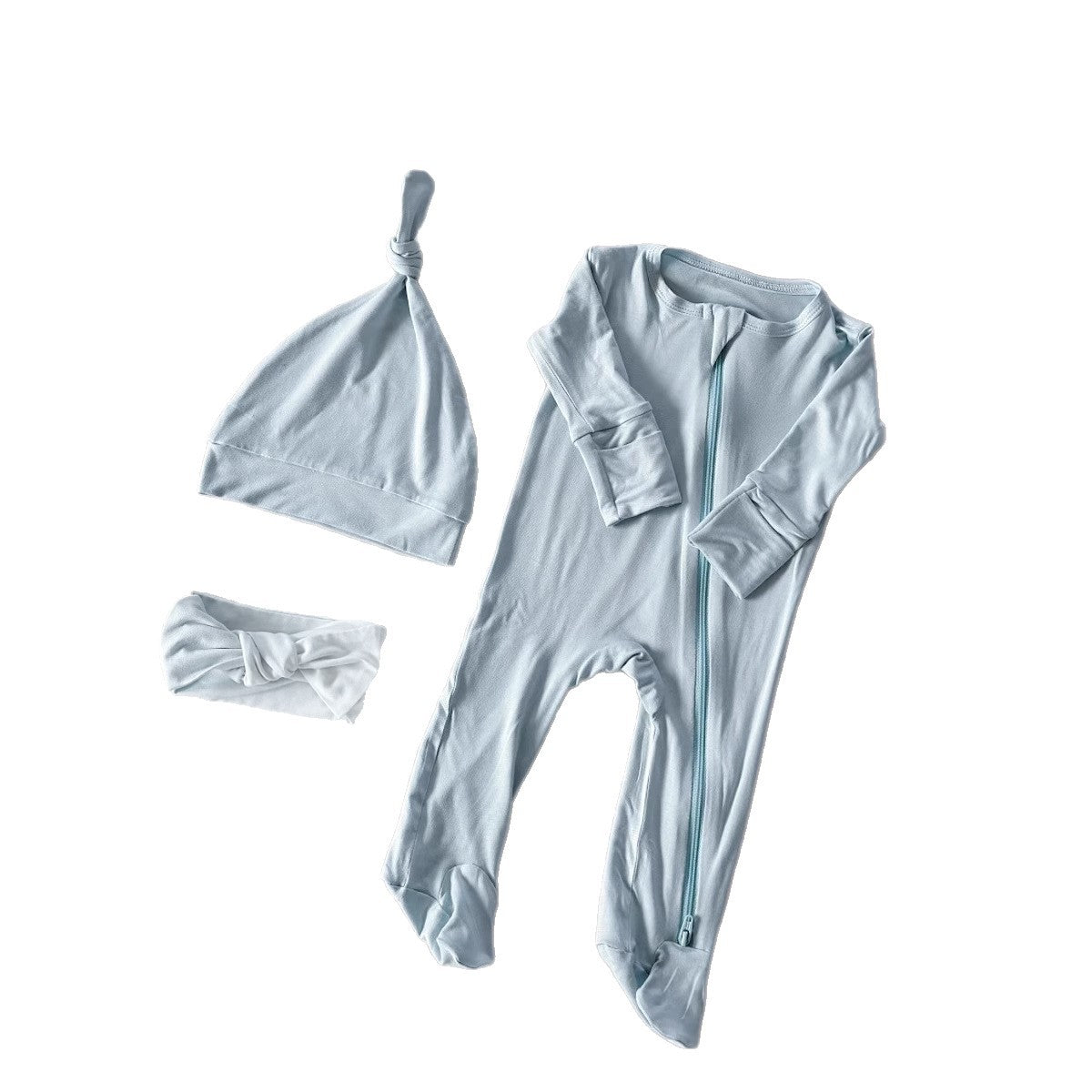 Cozy Zip-Up Baby Romper