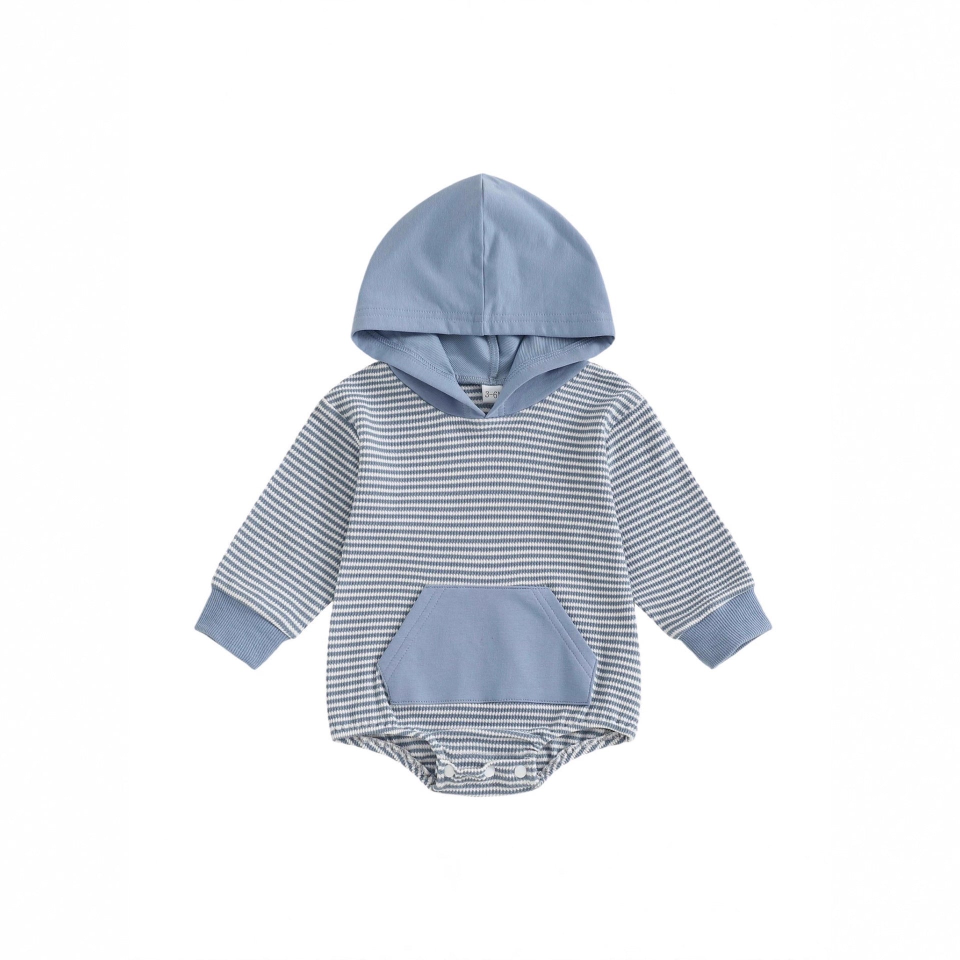 Cozy Striped Baby Romper