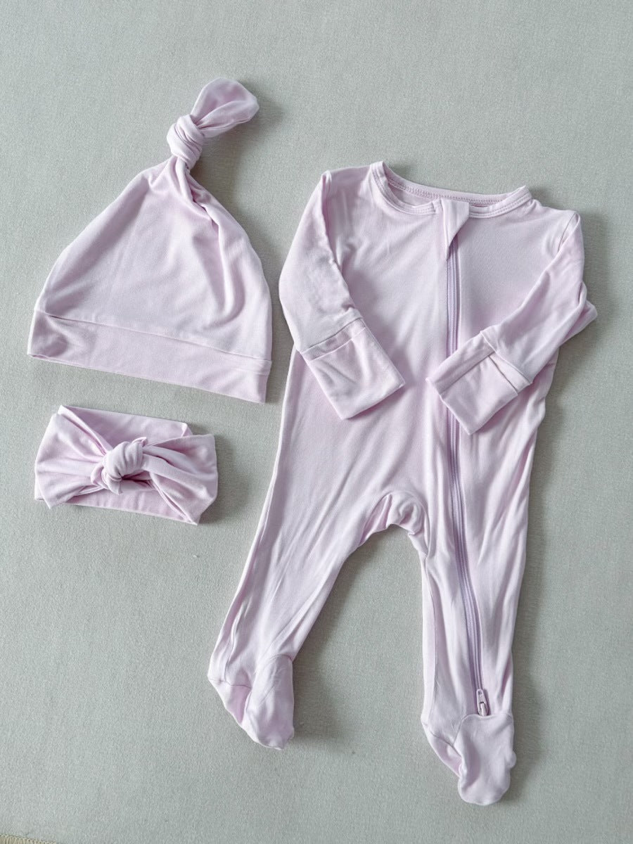 Cozy Zip-Up Baby Romper