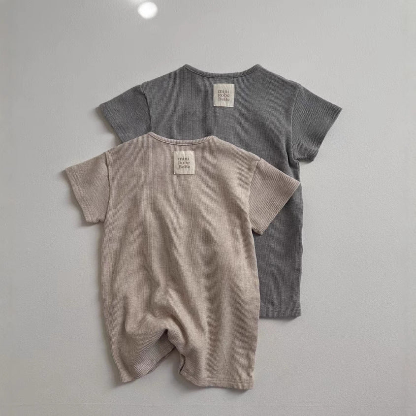 Baby Boy Crew Neck Romper