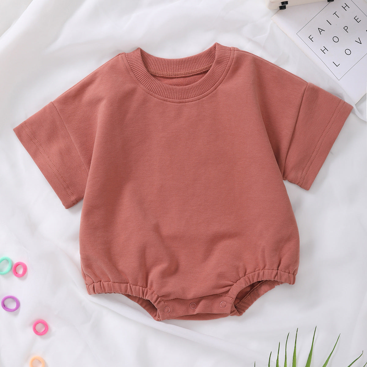 Organic Cotton Baby Romper