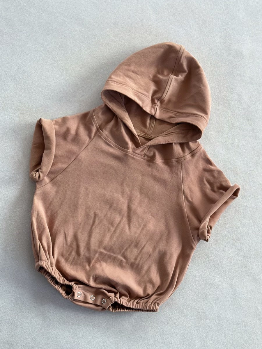 Candy Hooded Baby Romper