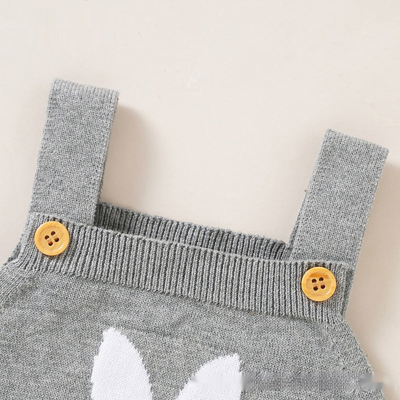 Cozy Rabbit Baby Romper