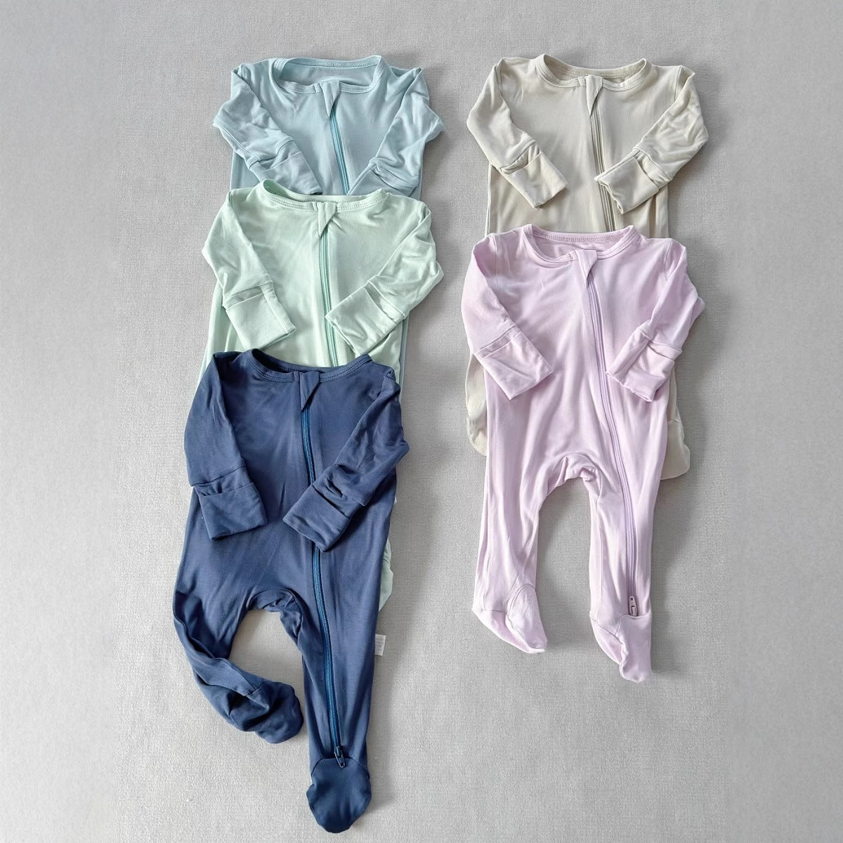 Cozy Zip-Up Baby Romper