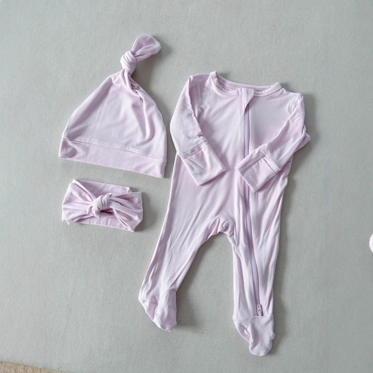 Cozy Zip-Up Baby Romper