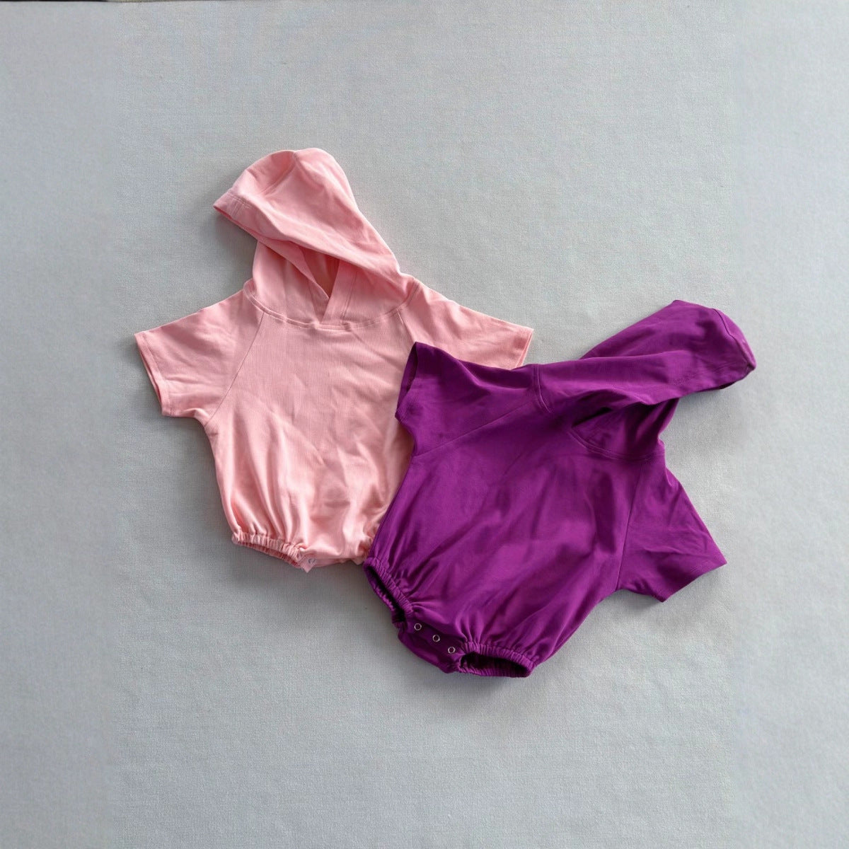 Candy Hooded Baby Romper